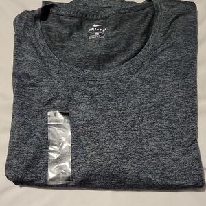 Nike Dri-FIT Heathered Dark Grey Tee